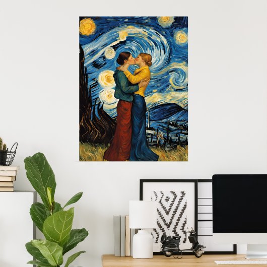 星空のキス ポスター (ホームオフィス)