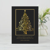 星空のクリスマスグリーティングカード シーズンカード (スタンド正面)