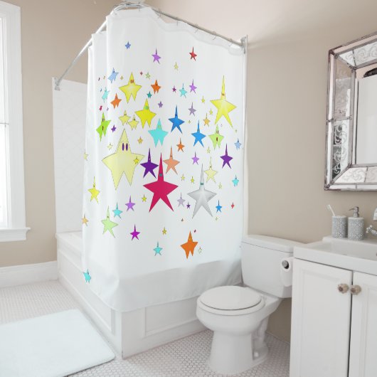 星空のシャワーカーテン シャワーカーテン (インサイチュ)