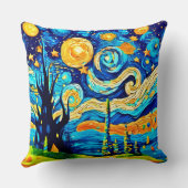 星空のシュールインスパイアレアール クッション (裏面)