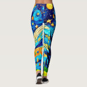 星空のシュールインスパイアレアール レギンス (裏面)