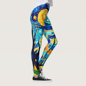 星空のシュールインスパイアレアール レギンス (右)