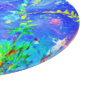 「星空のジャングル」かわいい絵画と。買今 カッティングボード (角)