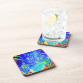 「星空のジャングル」かわいい絵画と。買今 コースター (右側)