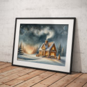 星空のスイーツ – 夜のジンジャーブレッドの家 ポスター