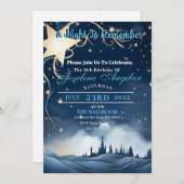 星空のスイート16招待状 招待状 (正面/裏面)