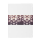 星空のストリングライトヴィンテージウェディング 招待状ベリーバンド (裏面例)