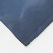 星空のセレニティ：星のプリント毛布 フリースブランケット (角)