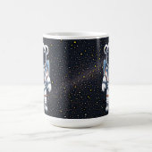 星空のテディ宇宙飛行士 コーヒーマグカップ (中央)