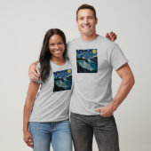 星空のナイアガラの滝 Tシャツ (ユニセックス)