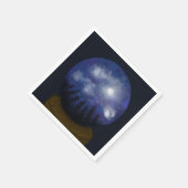 星空のナイトクリスタルボールナプキン スタンダードカクテルナプキン (角)