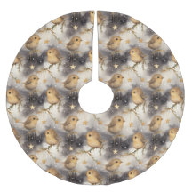 星空のナイトツリースカートのクリスマスロビンス