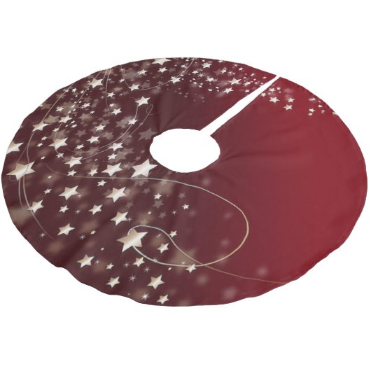 星空のナイトツリースカート ブラッシュドポリエステルツリースカート (アングル)