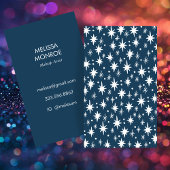 星空のナイトブルーのパタエレガントーン 名刺