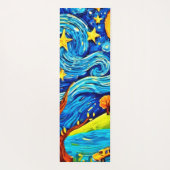 星空のナイトマンガ：シュールレアリスアインスパイアート ヨガマット (裏面)