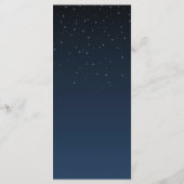 星空のナイト ルーラル ウェディング ディナー メニュー (裏面)