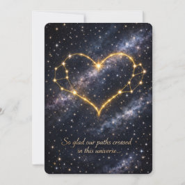 星空のハートバレンタイン シーズンカード