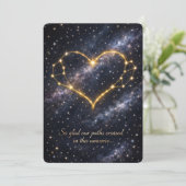 星空のハートバレンタイン シーズンカード (スタンド正面)