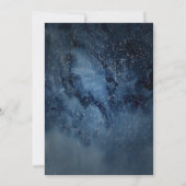 星空のフレームランジェリーシャワー 招待状 (裏面)