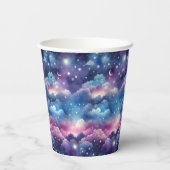 星空のベビーシャワー 紙コップ (裏面)