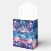 星空のベビー養子縁組シャワー – 月と星 フェイバーボックス (オープン)