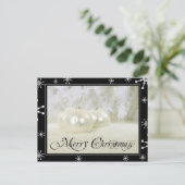 星空のホワイトクリスマス シーズンポストカード (スタンド正面)