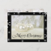 星空のホワイトクリスマス シーズンポストカード (正面/裏面)