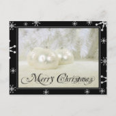 星空のホワイトクリスマス シーズンポストカード (正面)
