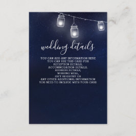 星空のメイスン結婚ズの詳細カード エンクロージャーカード