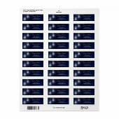 星空のメイスン結婚ズ・ジャース ラベル (フルシート)