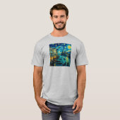 星空のヴェネツィア イタリア Tシャツ (正面フル)