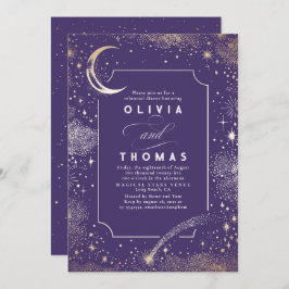 星空の三日月のリハーサルディナー 招待状