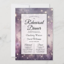 星空の下での華麗なる咲き誇り　リハーサルディナー