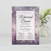 星空の下での華麗なる咲き誇り　リハーサルディナー 招待状 (スタンド正面)