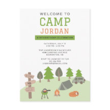 星空の下で庭キャンプ誕生日パーティー