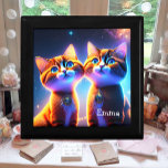 星空の下にかわいい猫カップル – ギフトボックス<br><div class="desc">全ての猫好きはもちろん子供のために!かわいい子猫は人工知能でデジタルで作られている。彼らはあなたと一緒に夢を見る!すべての子供の部屋にフィットし、すべての猫好きの家で、素晴らしギフトを作る。</div>