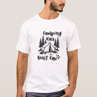 星空の下のキャンプ Tシャツ