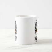 星空の下のクリスマスキャンプシーン コーヒーマグカップ (中央)