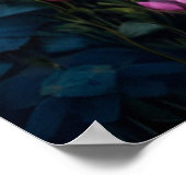 星空の下のバレンタインハート ポスター (角)