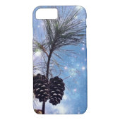 星空の下の冬の松コーン Case-Mate iPhoneケース (裏面)