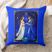 星空の下の双生児 クッション (ブランケット)