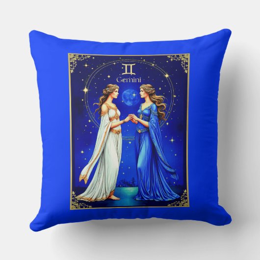 星空の下の双生児 クッション (裏面)
