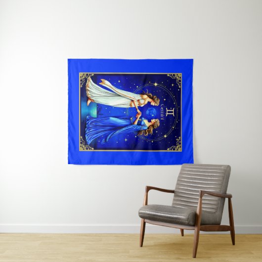 星空の下の双生児 タペストリー (インサイチュ(横))
