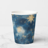星空の下の夜　セレステブルーの結婚式 紙コップ (裏面)