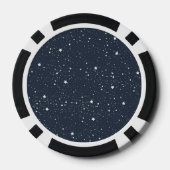 星空の下の夜 ポーカーチップ (裏面)
