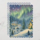 星空の下の森の魔法のクリスマスナイト (正面/裏面)