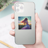 星空の下の結晶場で シール (スマートフォン)