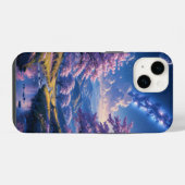 星空の下の花 blossoms iPhoneケース (裏面横)