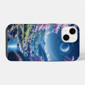星空の下の花 iPhoneケース (裏面横)