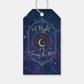 星空の中の夜結婚。 ギフトタグ (裏面)